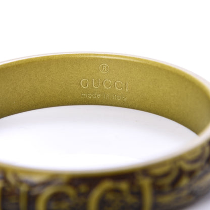Gucci Resin Flora Bracelet L Green 4 of 6