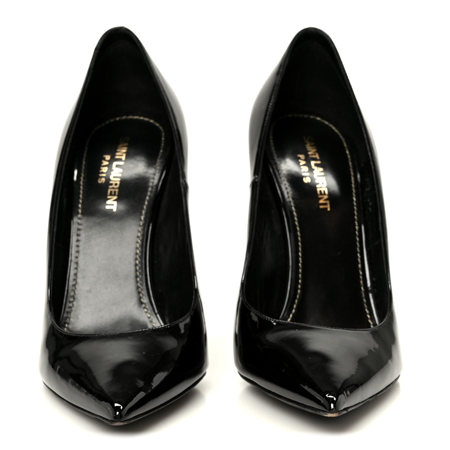 Patent Calfskin Opyum 110 Pumps 39.5 Black