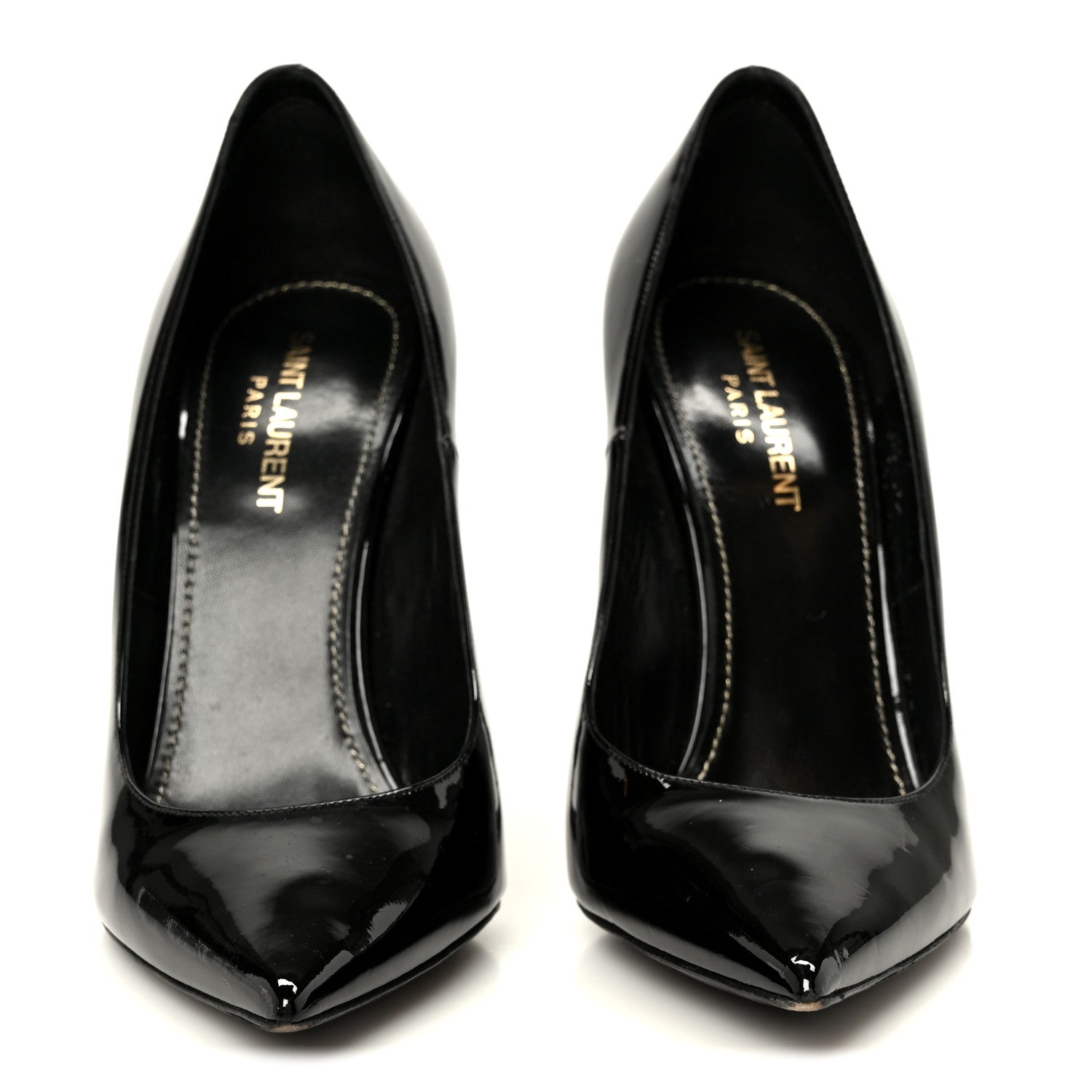 Saint Laurent Patent Calfskin Opyum 110 Pumps 39.5 Black 3 of 10