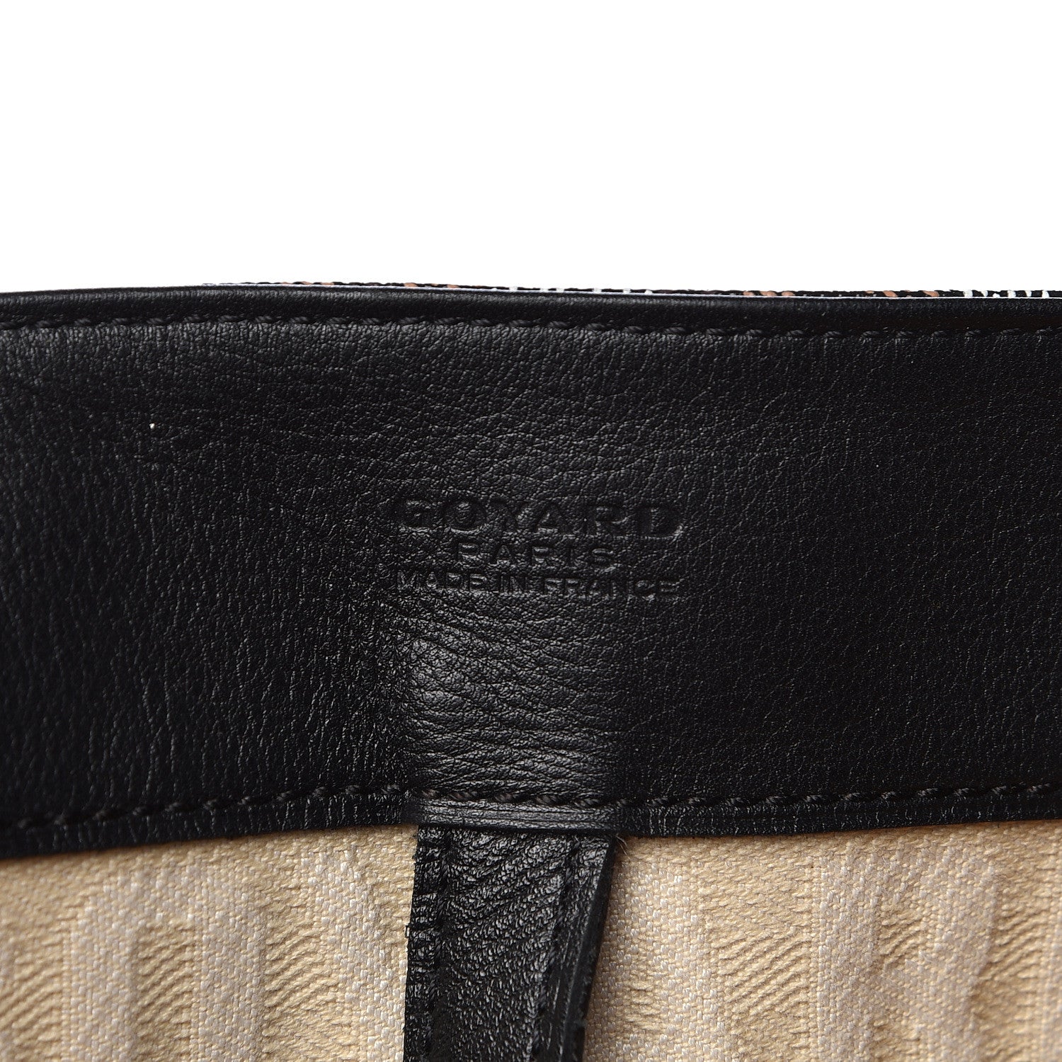 Goyard Goyardine Voltaire Tote Black 6 of 12