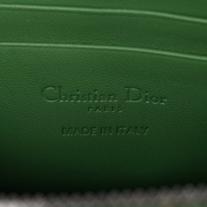 Christian Dior Lambskin Cannage Lady Dior Phone Holder Green 6 of 10