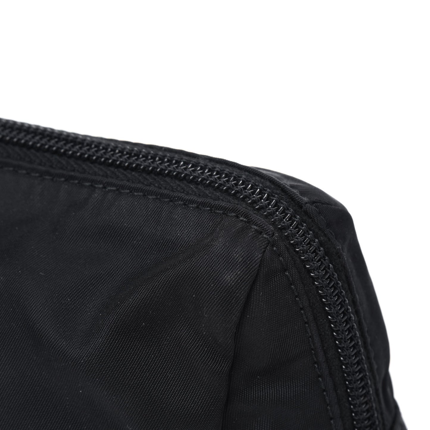 Tessuto Nylon Saffiano Wristlet Black