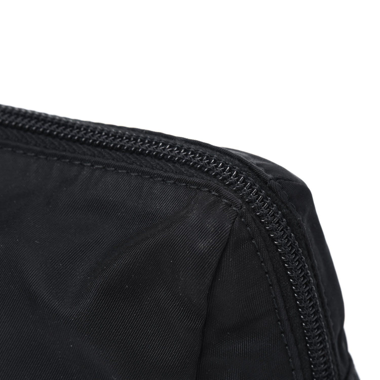 Prada Tessuto Nylon Saffiano Wristlet Black 10 of 13