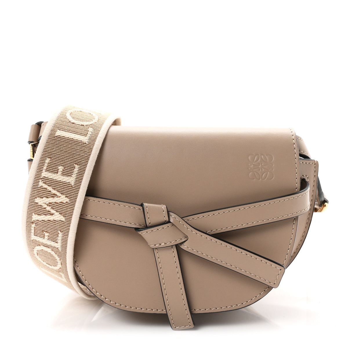 Loewe Calfskin Jacquard Mini Gate Dual Bag Sand 1 of 9