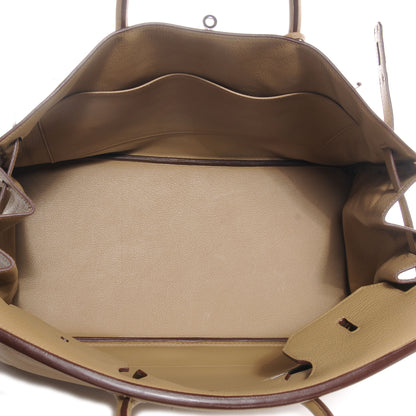 Hermes Taurillon Clemence Birkin 40 Tabac Camel 6 of 10