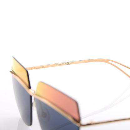 Christian Dior Metal DiorMetallic Sunglasses Orange Blue 6 of 7