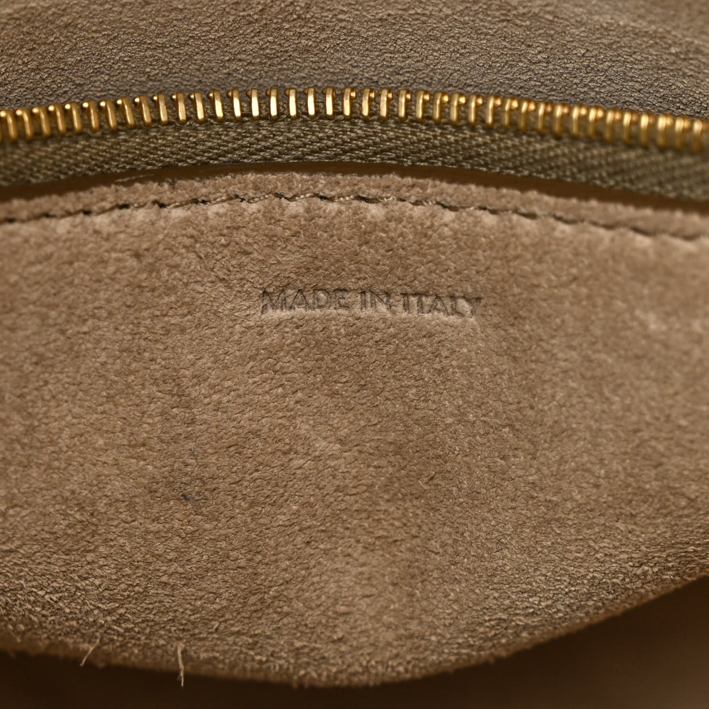 Soft Grained Calfskin Small Sangle Bucket Bag Taupe