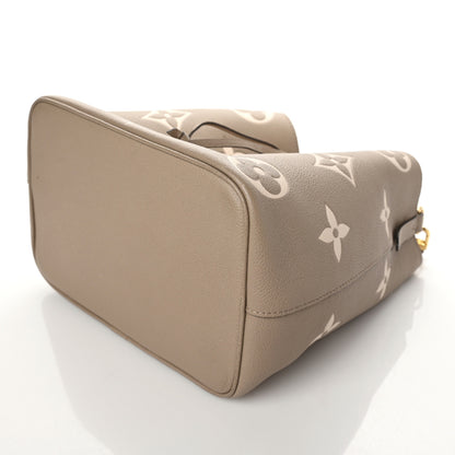 Louis Vuitton Empreinte Monogram Giant Neonoe MM Tourterelle Creme 7 of 10