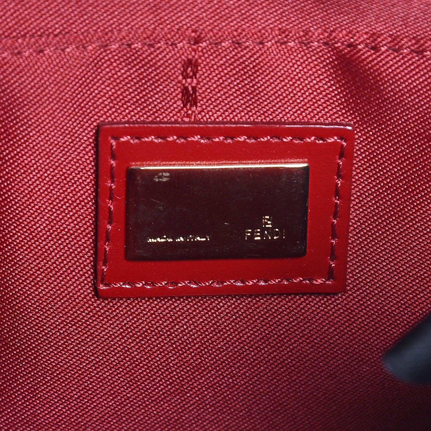 Fendi Zucca Small Shoulder Bag Red 6 of 9