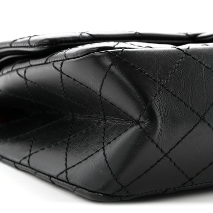 Chanel Aged Calfskin Quilted 2.55 Reissue 225 Flap Black 9 of 11