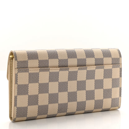 Louis Vuitton Damier Azur Sarah Wallet NM 3 of 6