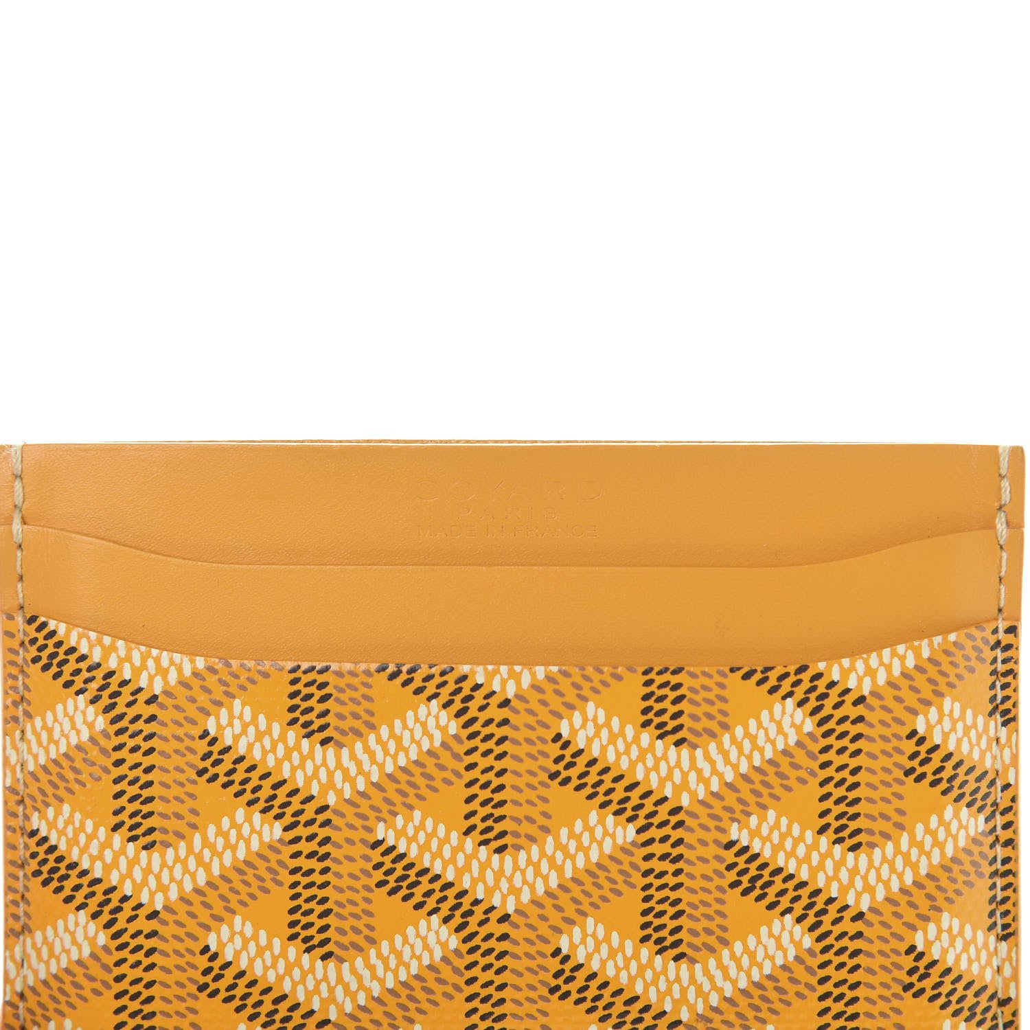 Goyard Goyardine Saint Sulpice Card Holder Yellow 6 of 6