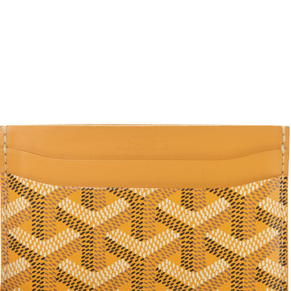 Goyard Goyardine Saint Sulpice Card Holder Yellow 6 of 6