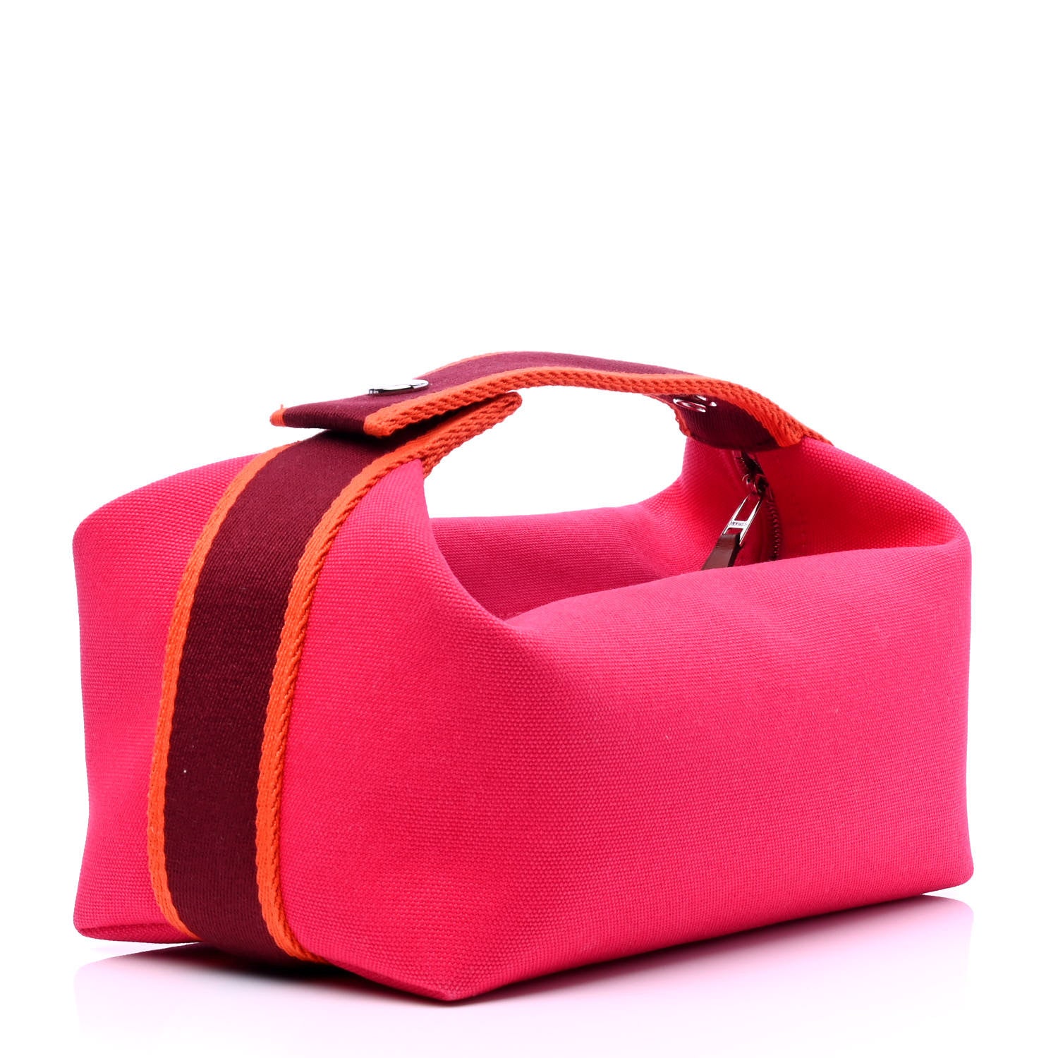 Hermes Canvas Small Bride-A-Brac Pouch Hibiscus 2 of 5