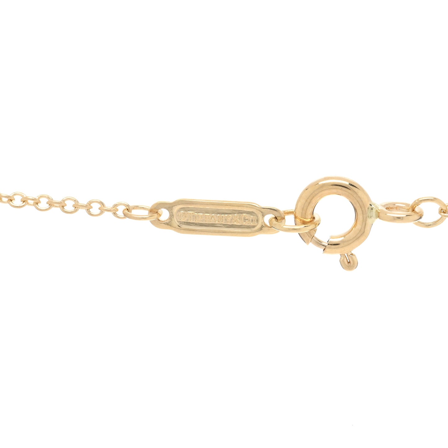 Platinum 18K Yellow Gold Diamond Schlumberger Lynn Pendant Necklace