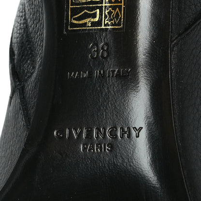 Givenchy Grained Calfskin G Cube Heel Ankle Boots 38 Black 7 of 8