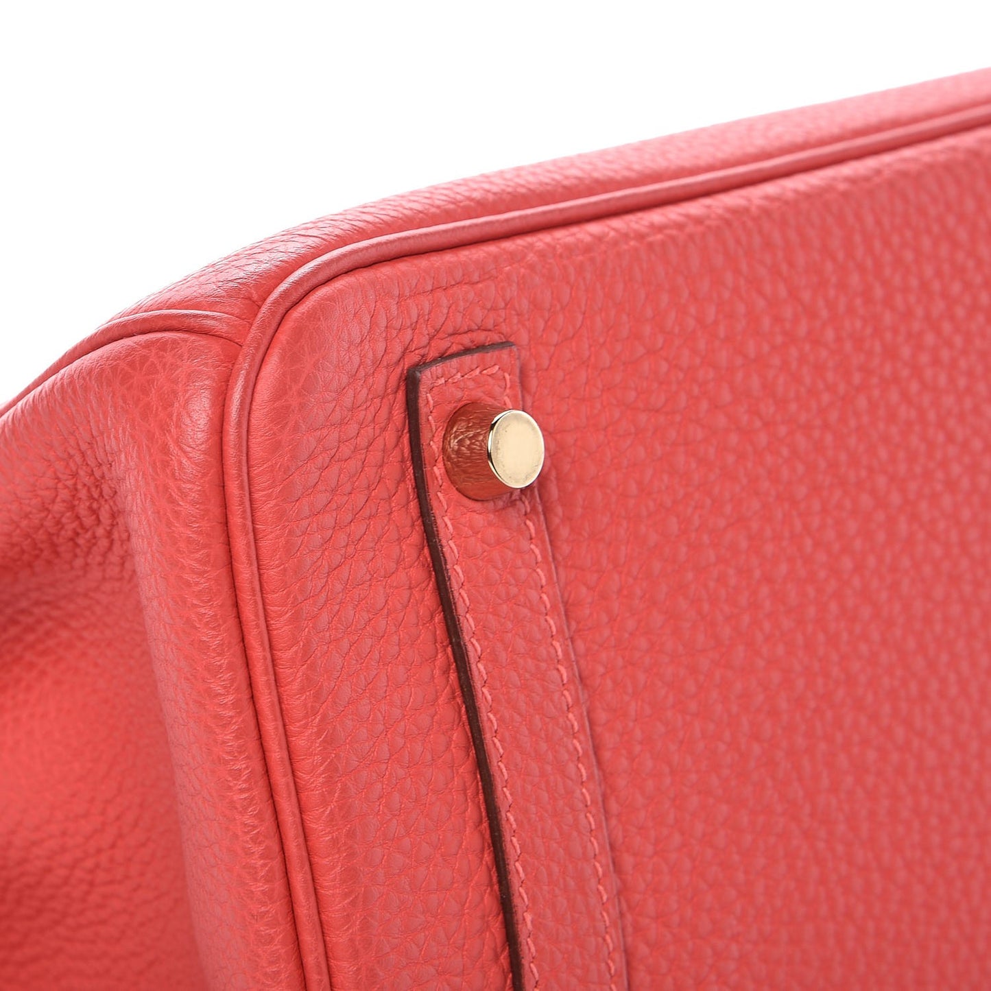 Togo Birkin 30 Rouge Pivoine