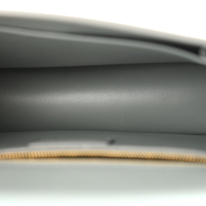 Christian Dior Ultra Matte Grained Calfskin 30 Montaigne Flap Bag Grey 5 of 9