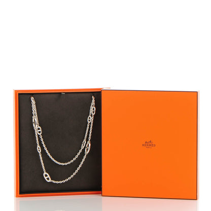 Hermes Sterling Silver Farandole Necklace 120 5 of 5