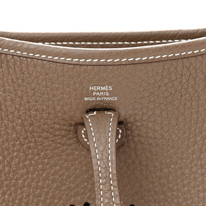 Hermes Taurillon Clemence Evelyne TPM Etoupe 6 of 14