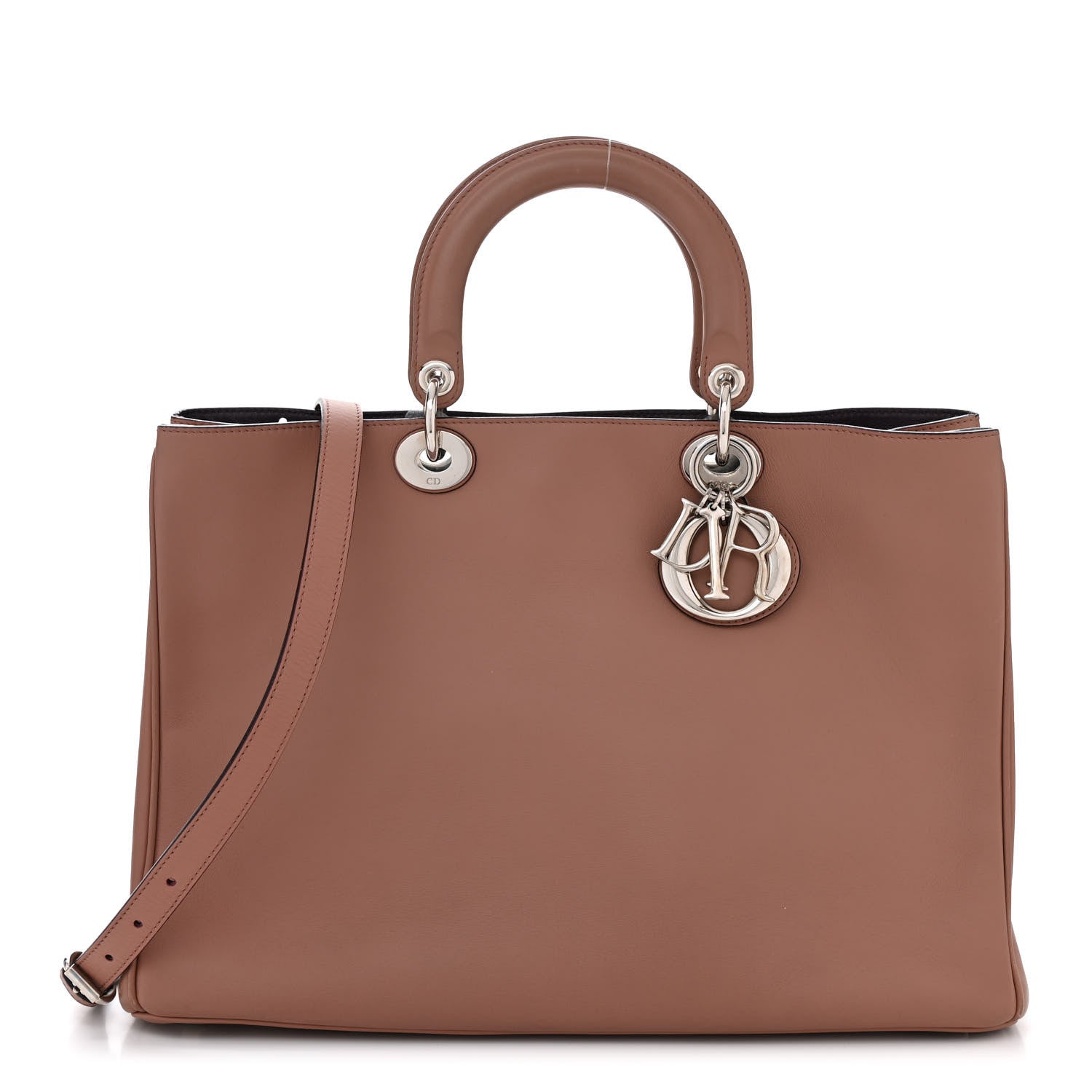 Christian Dior Smooth Calfskin Large Diorissimo Tote Petale 1 of 13