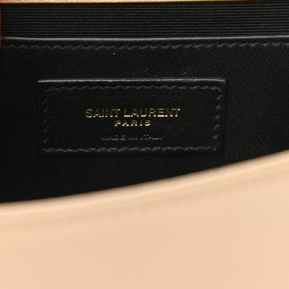 Saint Laurent Grain De Poudre Small Monogram Kate Satchel Dark Beige 6 of 9
