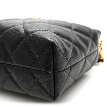 Chanel Caviar Quilted Chanel Way Clutch With Chain Black 10 of 10
