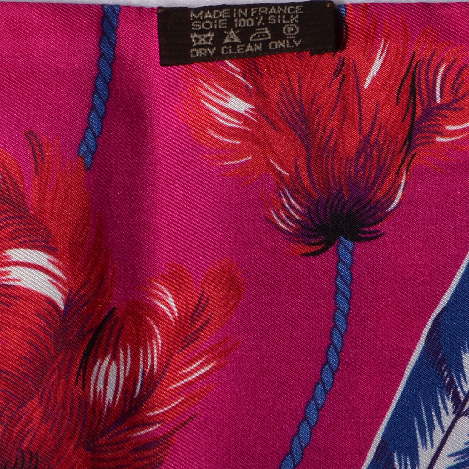 Hermes Silk Brazil Maxi Twilly Fuchsia 3 of 4