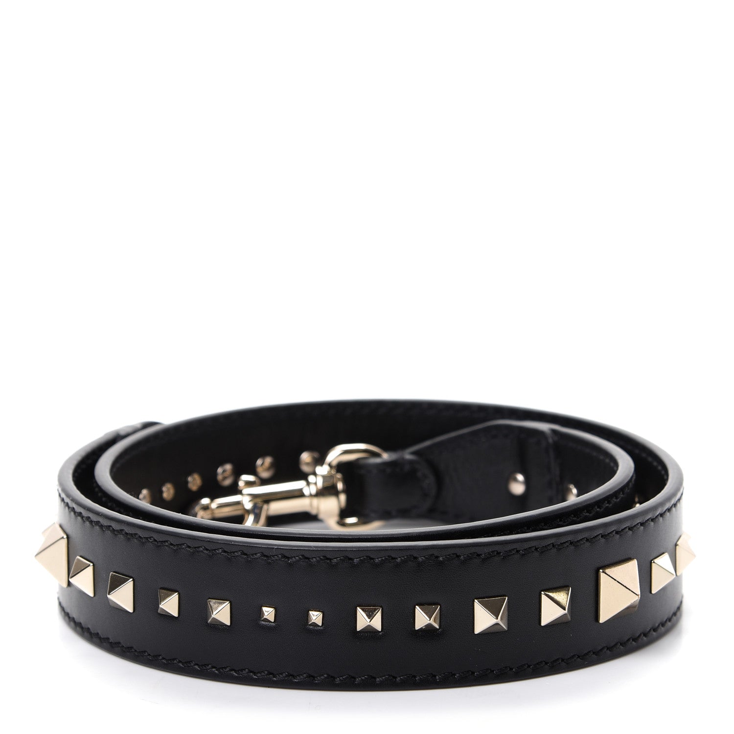 Valentino Garavani Nappa Rockstud Shoulder Strap Black 2 of 5