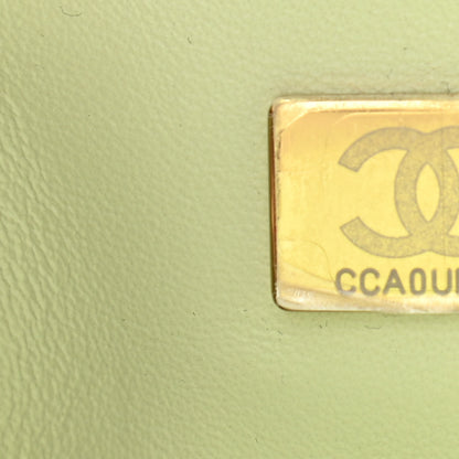 Chanel Lambskin Quilted Mini Pearl Crush Flap Light Green 7 of 10