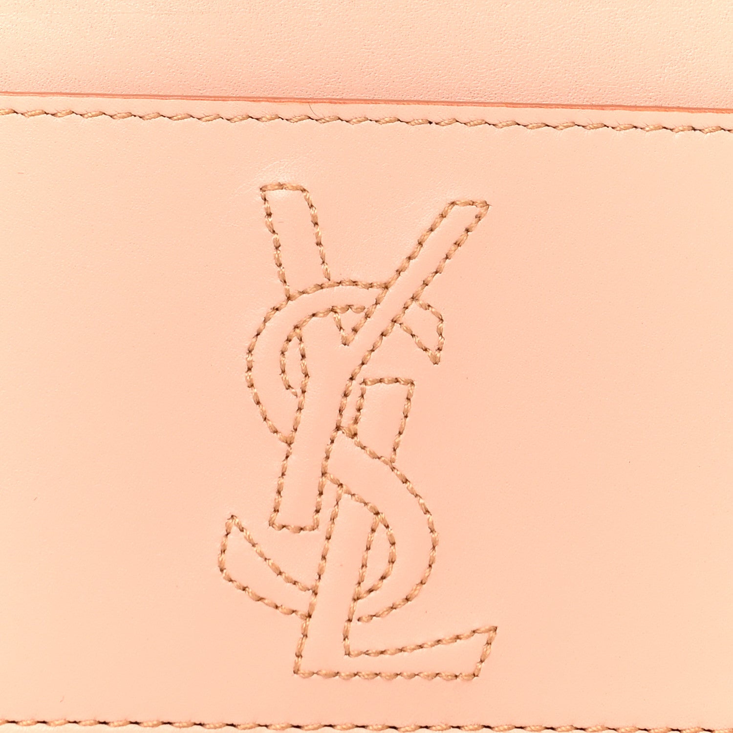Saint Laurent Calfskin Belle De Jour Card Case Blush 8 of 8