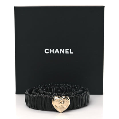 Chanel Lambskin Heart Belt 90 36 Black 4 of 4