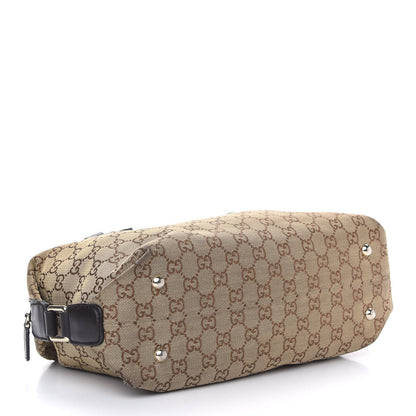 Gucci Monogram Small Full Moon Boston Brown 4 of 12