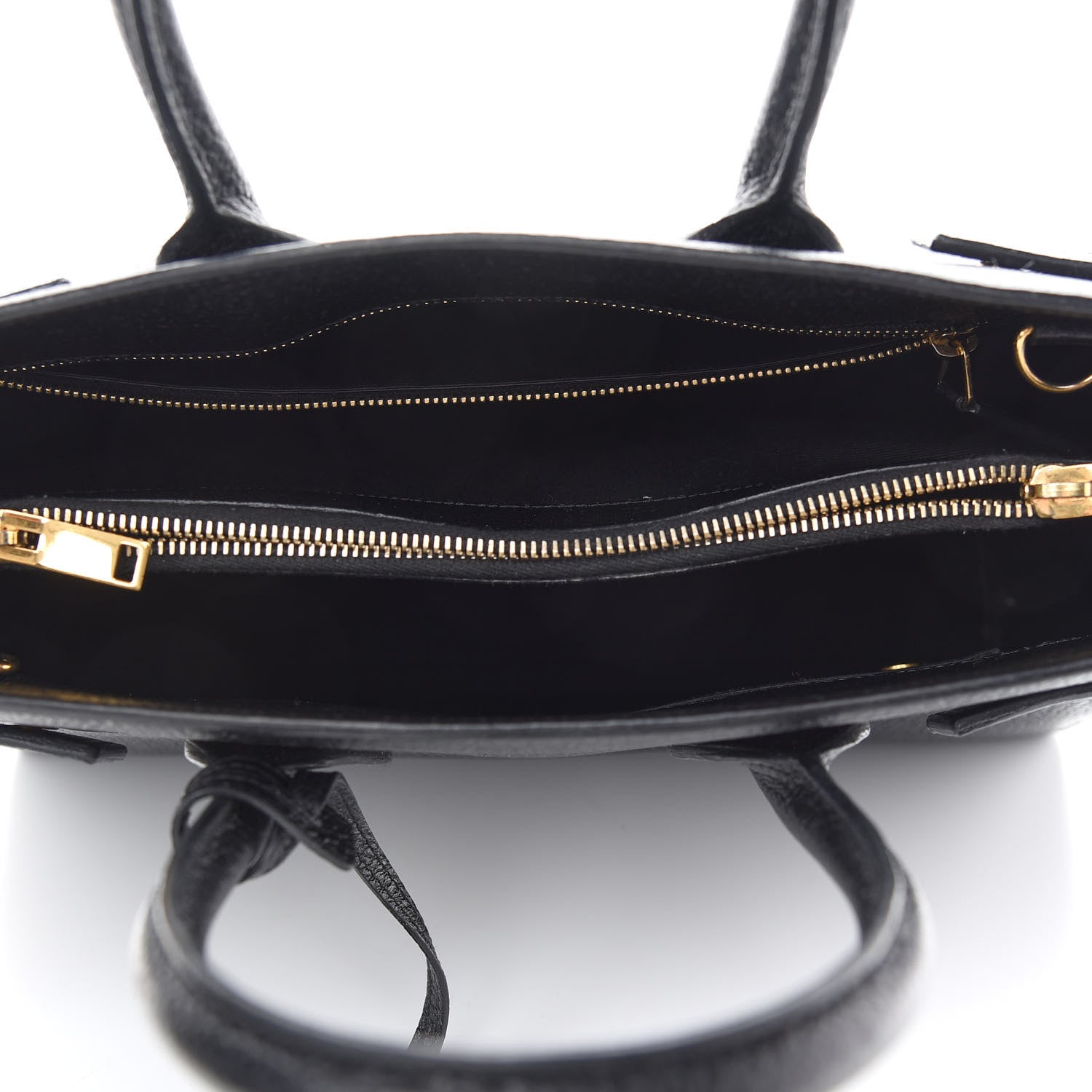 Saint Laurent Grained Calfskin Small Sac De Jour Black 5 of 8