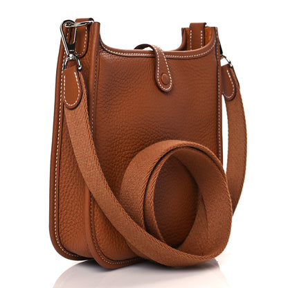 Hermes Taurillon Clemence Evelyne TPM Gold 3 of 10