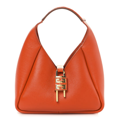 Givenchy Textured Calfskin Mini G Hobo Orange 1 of 10