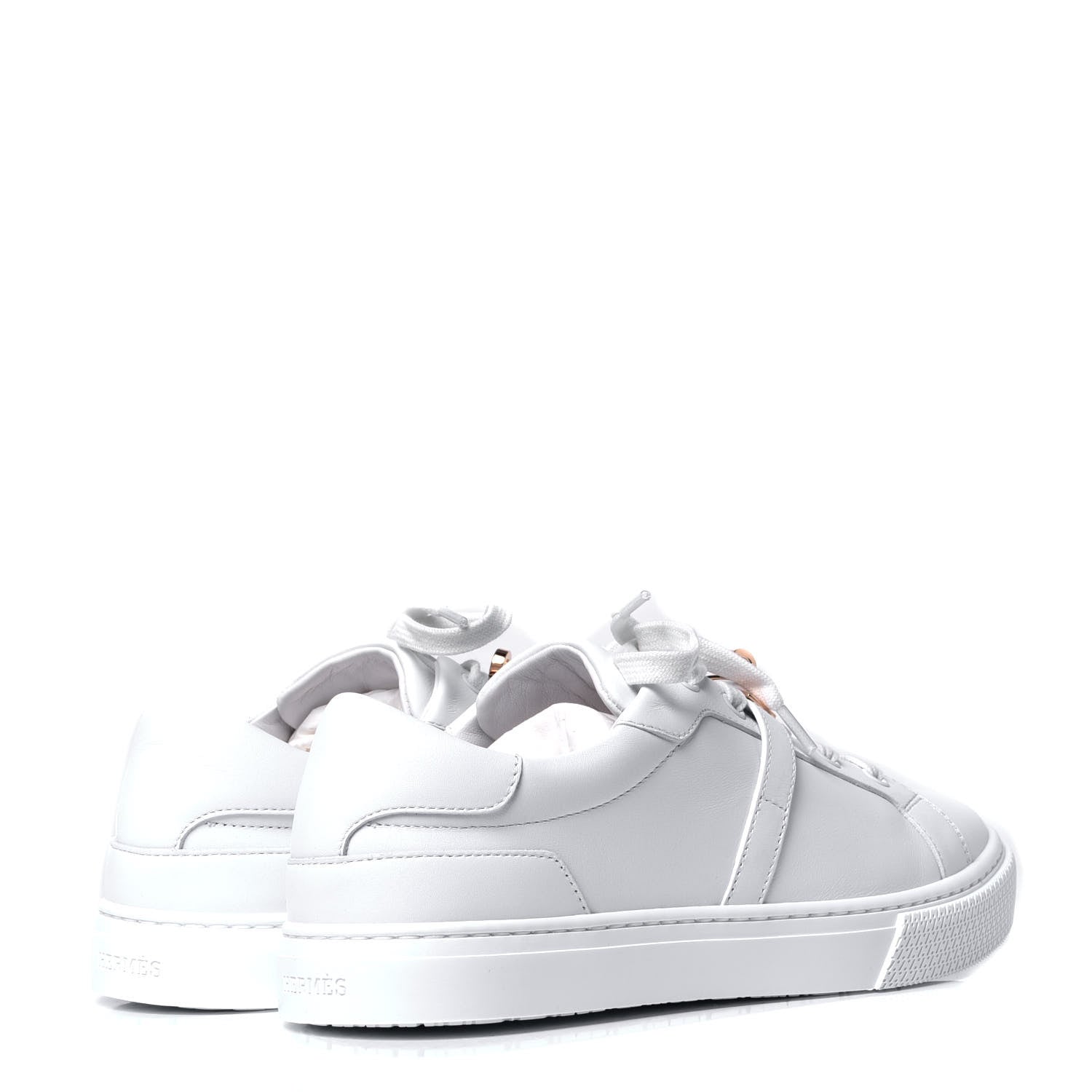 Hermes Calfskin Day Sneakers 38 White 3 of 6