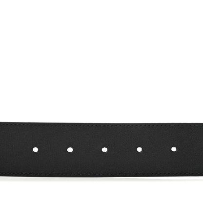 Gucci Moon Calfskin Pearl Double G 40mm Belt 85 34 Black Cream 5 of 5
