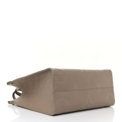 Louis Vuitton Empreinte Monogram Giant Onthego MM Tourterelle 4 of 9