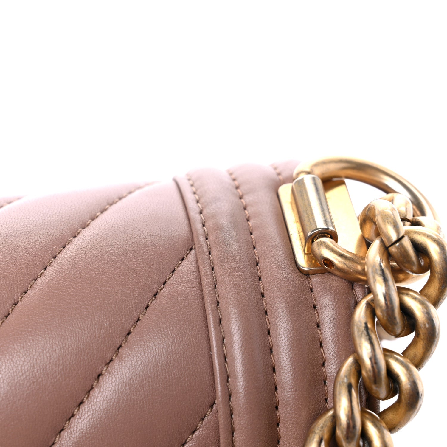 Chanel Lambskin Chevron Quilted New Medium Boy Flap Beige 22 of 22