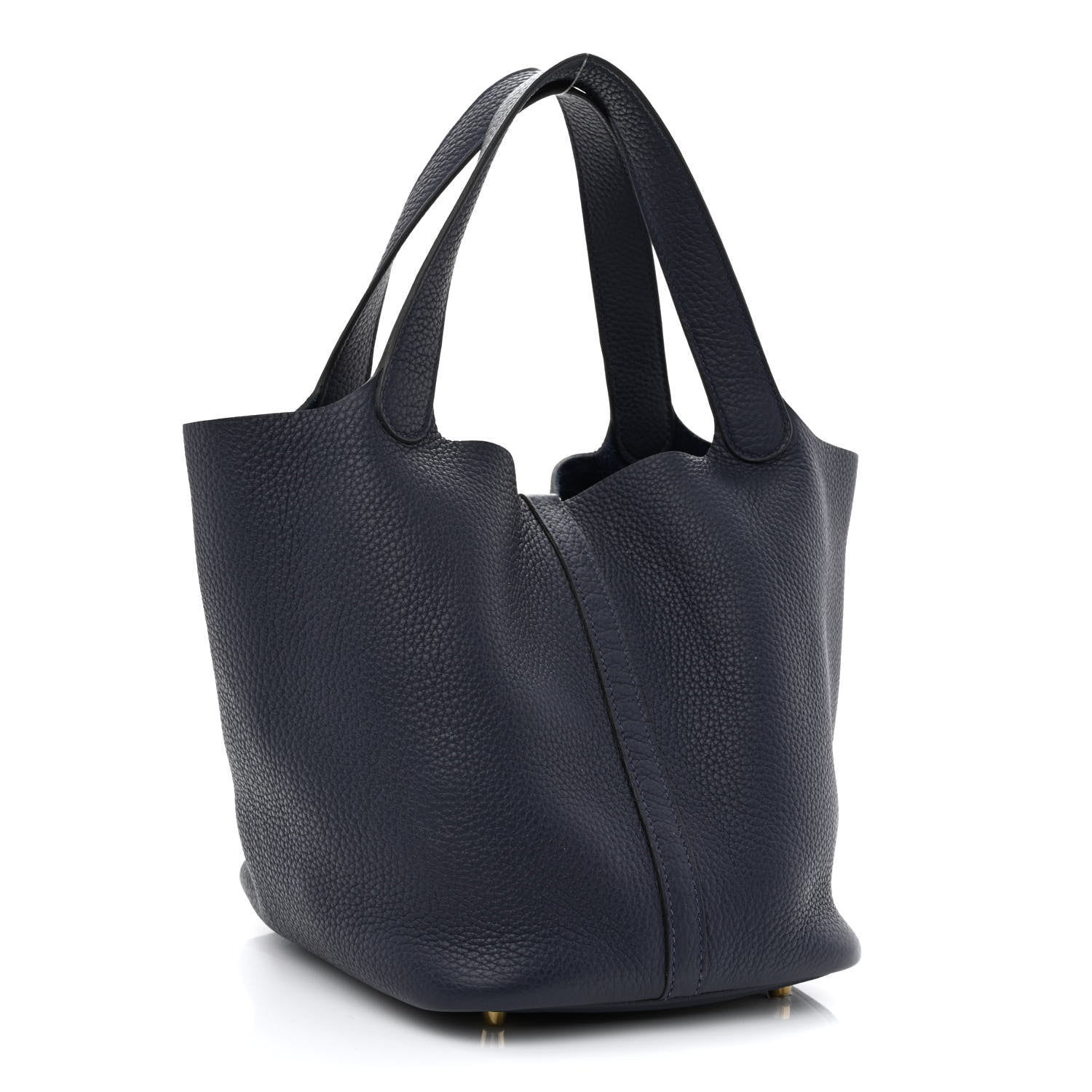 Hermes Taurillon Clemence Picotin Lock 22 MM Bleu Nuit 3 of 10