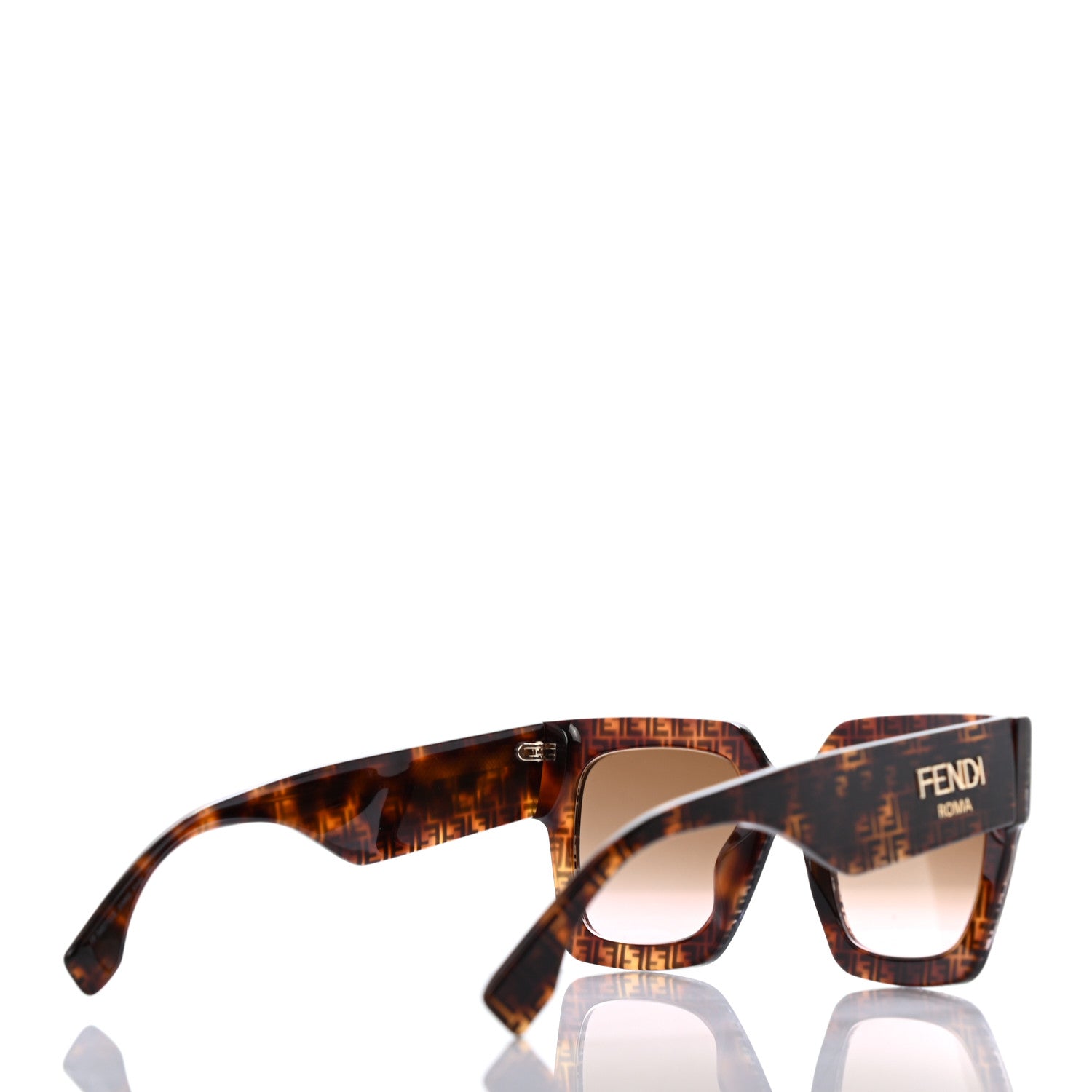 Fendi Acetate FF Sunglasses FF 0457/G/S Havana 4 of 6