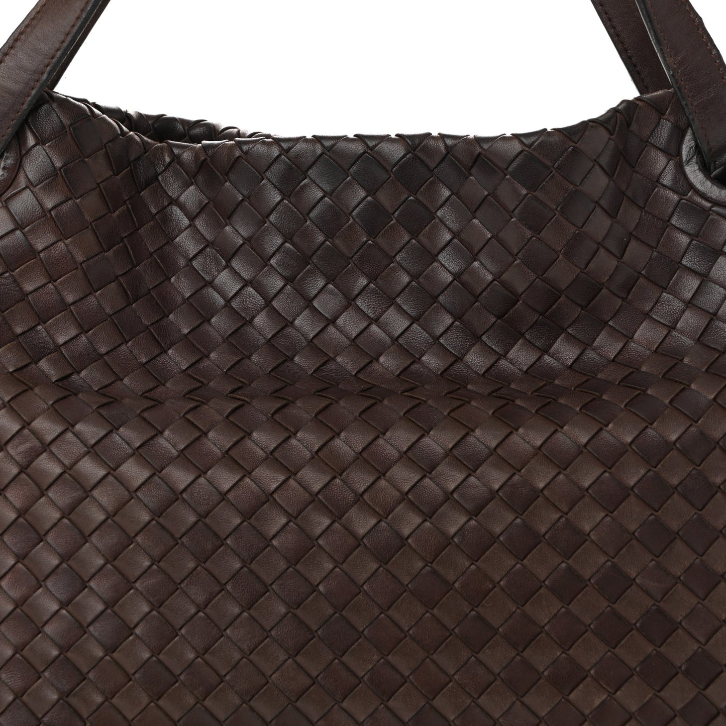 Nappa Intrecciato Bella Tote Ebano
