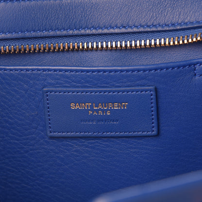 Saint Laurent Calfskin Small Classic Y Cabas Royal Blue 8 of 12
