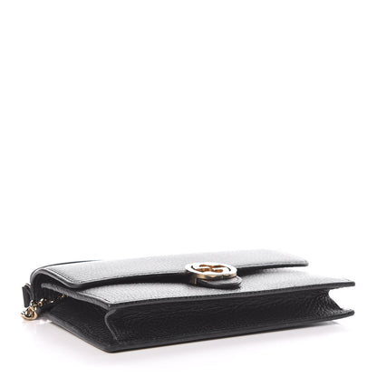 Gucci Dollar Calfskin Interlocking G Chain Wallet Black 4 of 11