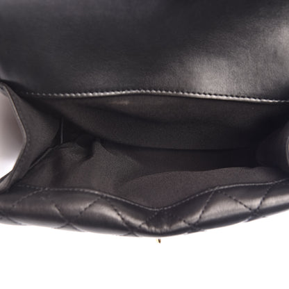 Chanel Calfskin Quilted Triple Flap Black 6 of 12