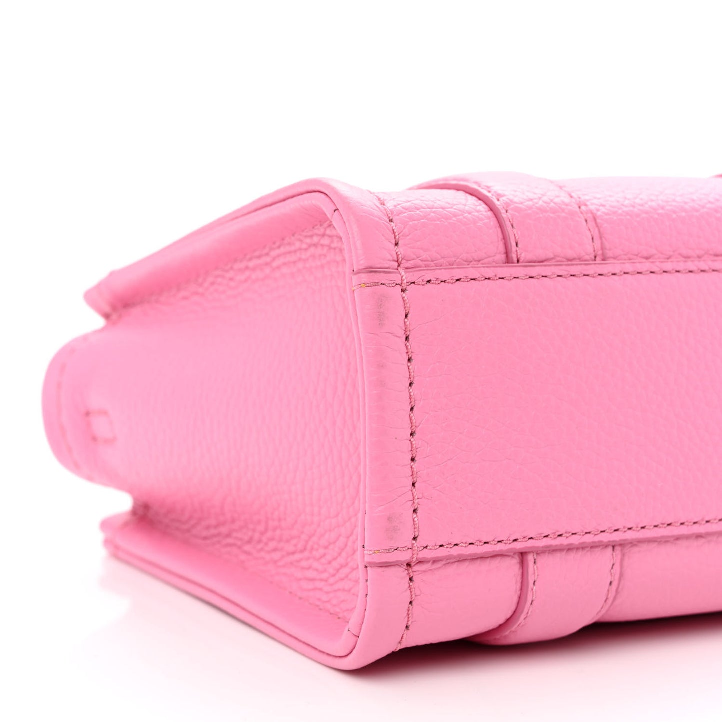 Grained Calfskin Micro The Tote Bag Pink