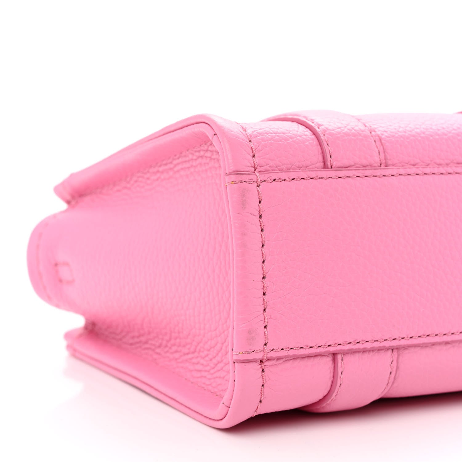 Marc Jacobs Grained Calfskin Micro The Tote Bag Pink 9 of 10