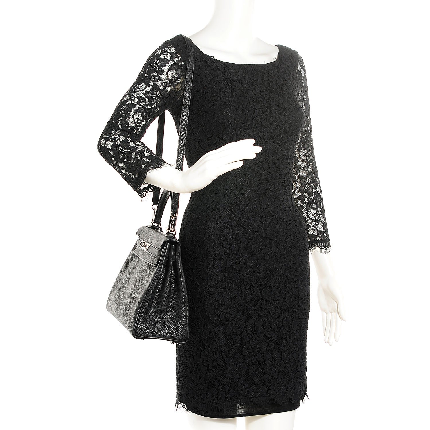 Hermes Togo Kelly Retourne 28 Black 2 of 29