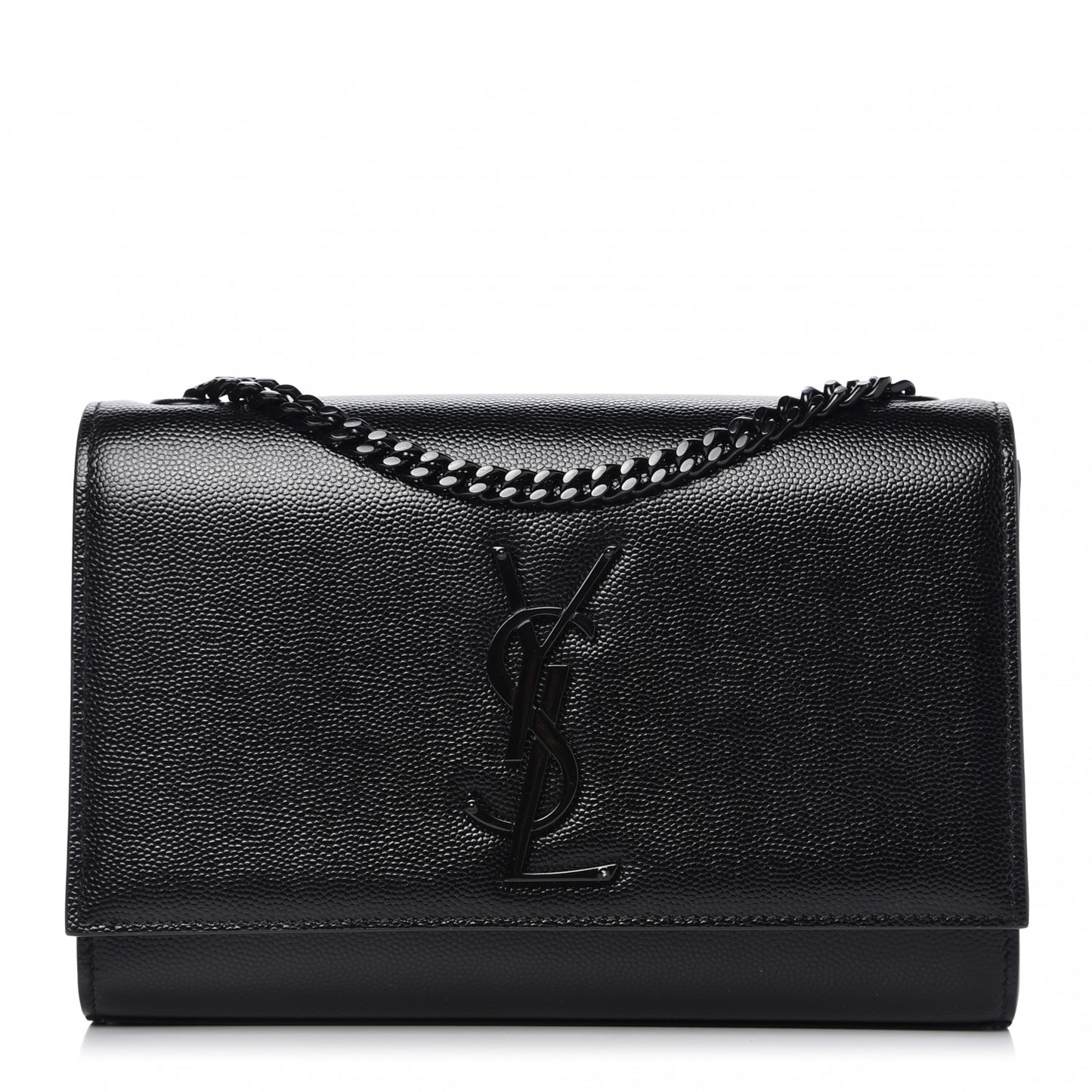 Grain De Poudre Small Monogram Kate Satchel Black